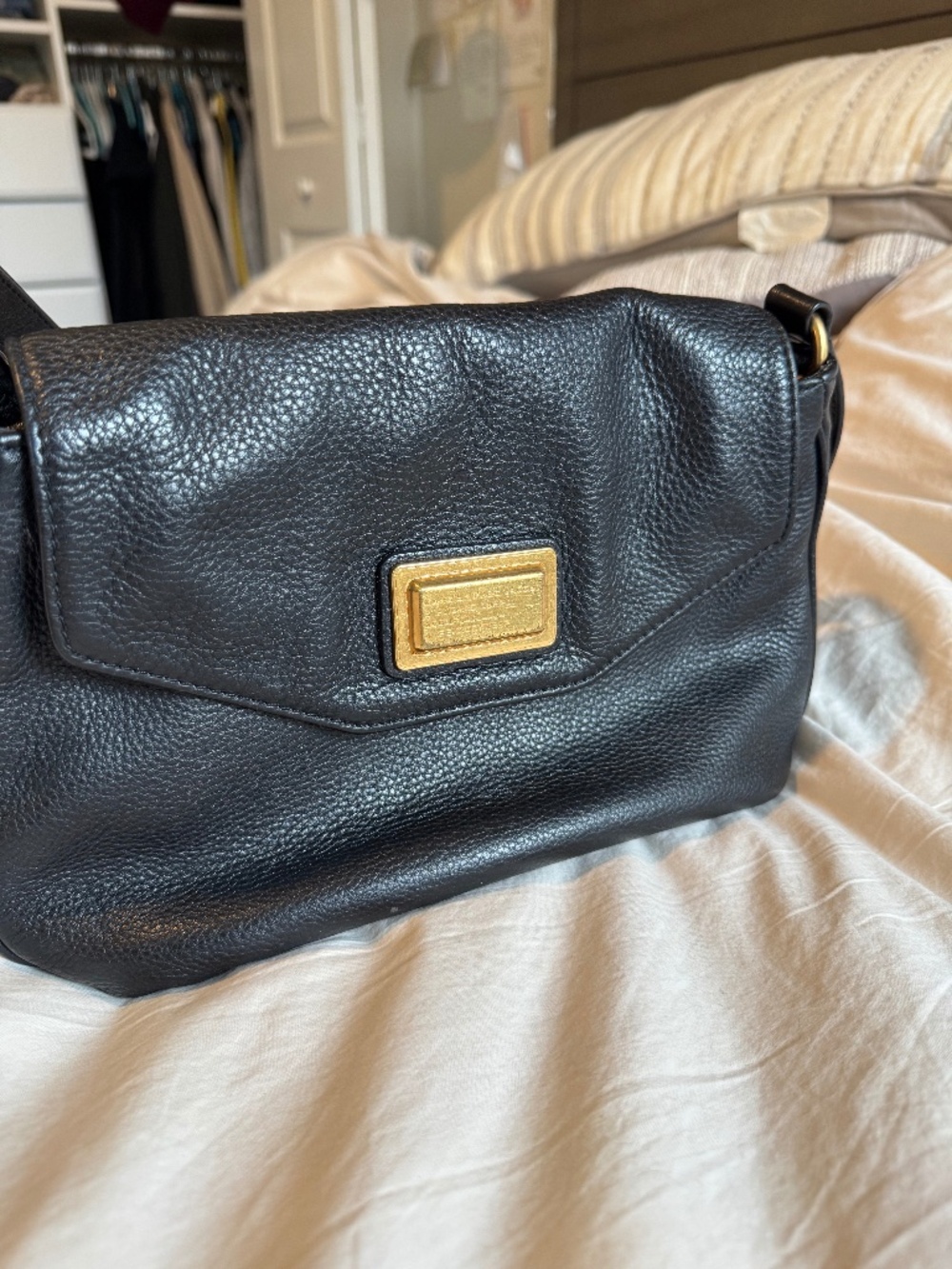 Marc by Marc Jacobs Black Leather Shoulder Bag